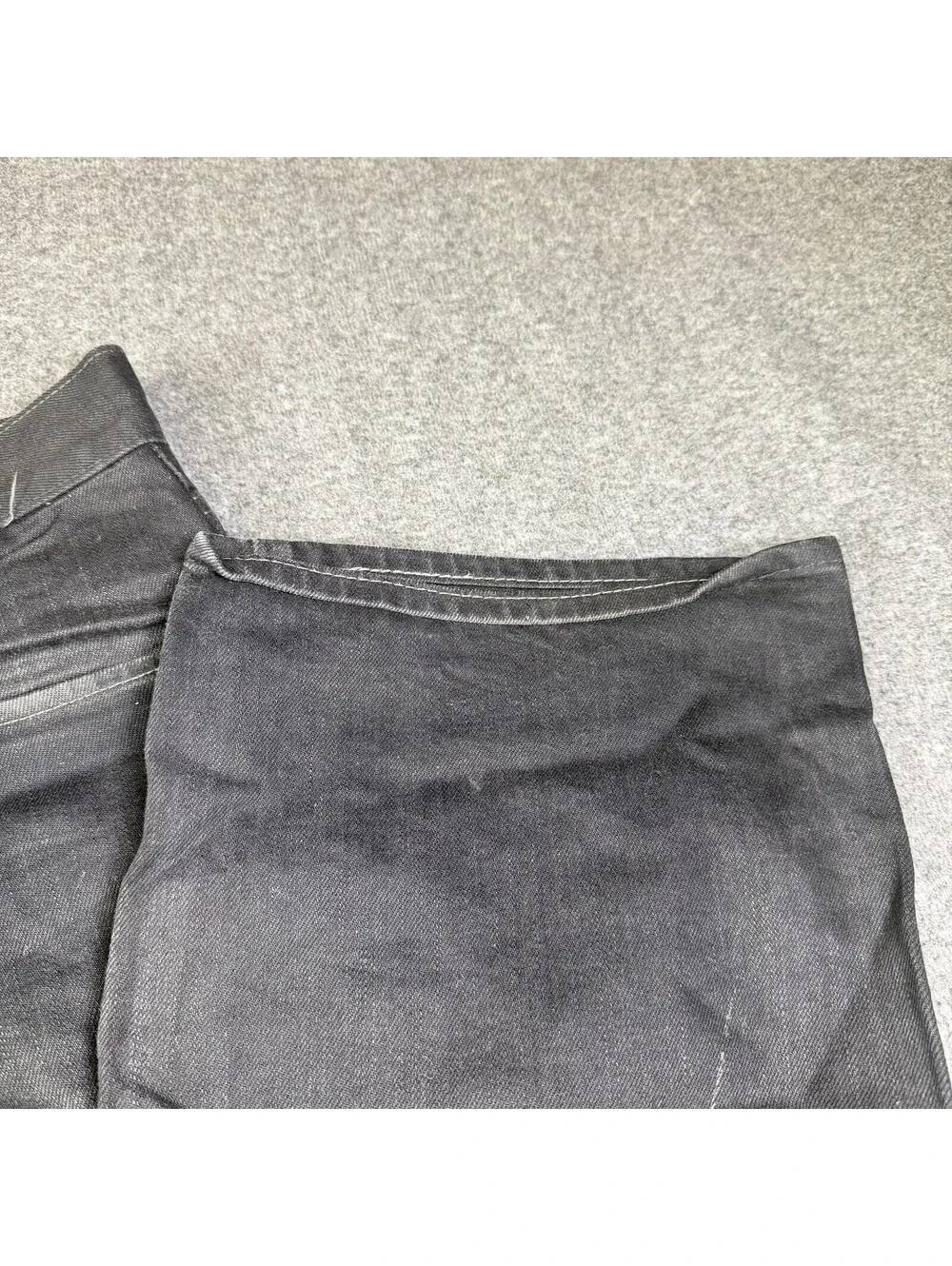 Levi's 6500 Jeans Mens 38x30 Black Loose Straight Relaxed Fit Denim Pockets